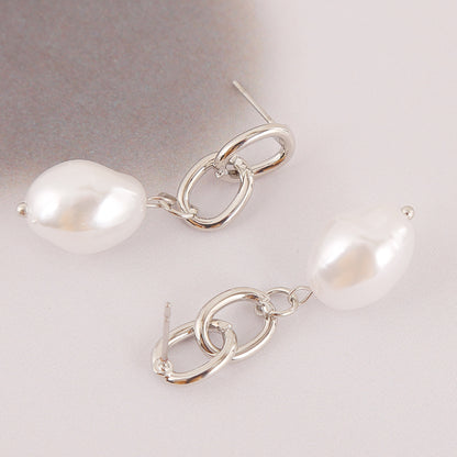 Ladies New Exquisite Pearl Earrings-Jewearrings