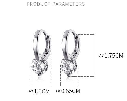 Commuting Elegant Short Ear Clip Minority Simple Design Sense Earrings-Jewearrings