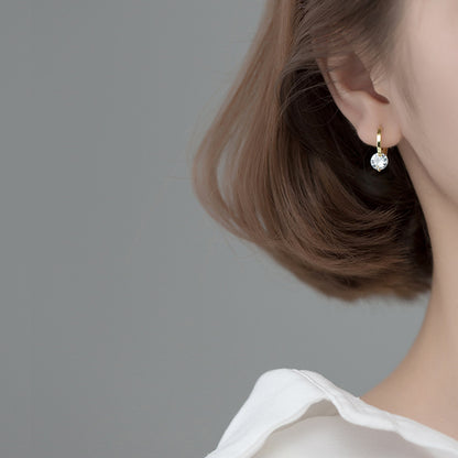 Commuting Elegant Short Ear Clip Minority Simple Design Sense Earrings-Jewearrings