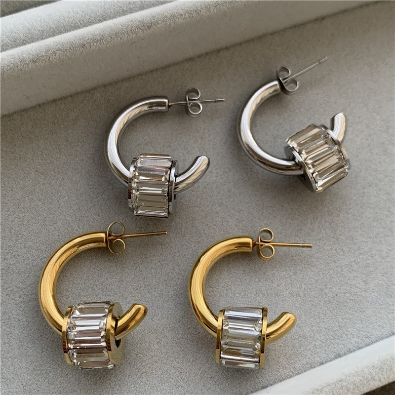 Women's Minimalist And Stylish Gold-plated Earrings-Jewearrings