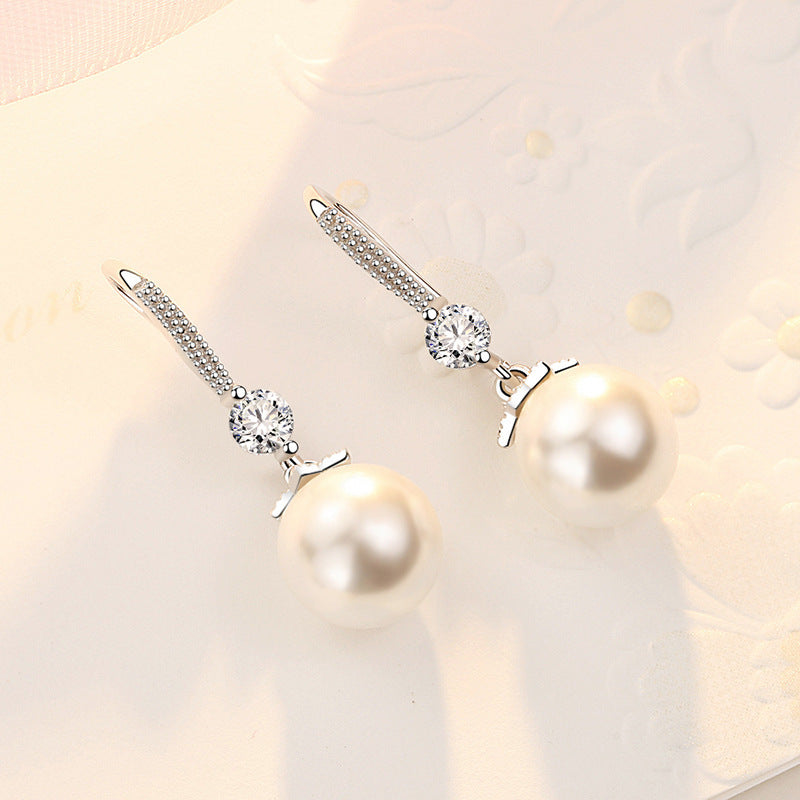 Women's Fashion Casual Vintage Pearl Earrings-Jewearrings