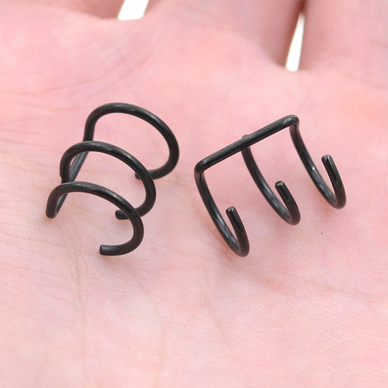 False Earrings Unperforated Earbuds Clip Style-Jewearrings