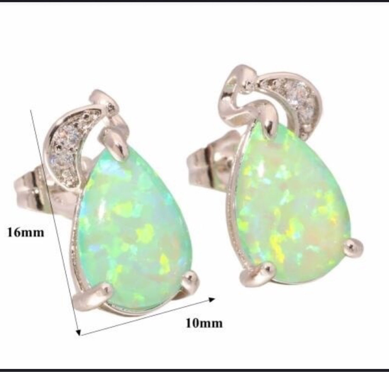 European and American fashion Opal Earrings-Jewearrings