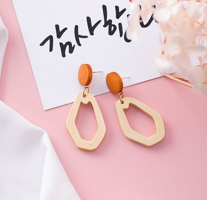 925 silver needle temperament personality retro flower circle earrings female-Jewearrings