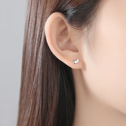 S925 Sterling Silver Stud Earrings-Jewearrings