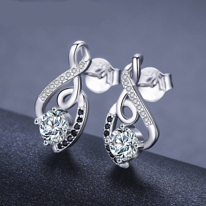 Hot S925 Sterling Silver Earrings In Europe And America-Jewearrings