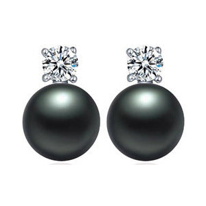 Princess Freshwater Pearl Ladies Earrings-Jewearrings