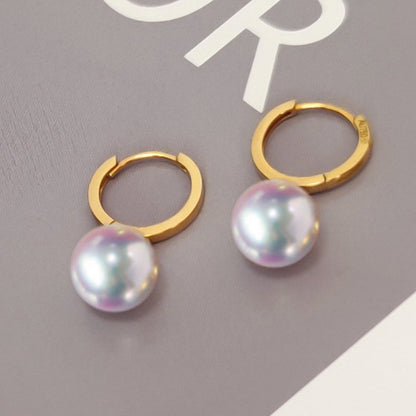 18K Gold Freshwater Pearl Earrings AU750-Jewearrings