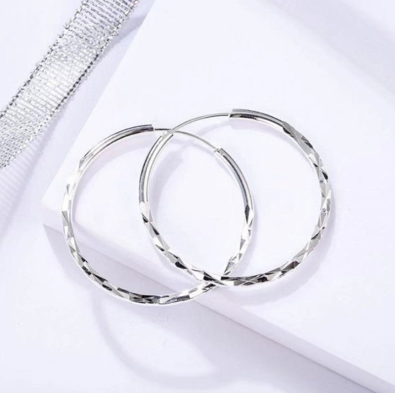 18k gold plated hoop earrings-Jewearrings