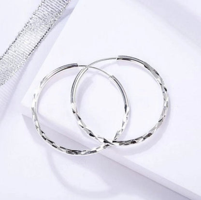 18k gold plated hoop earrings-Jewearrings