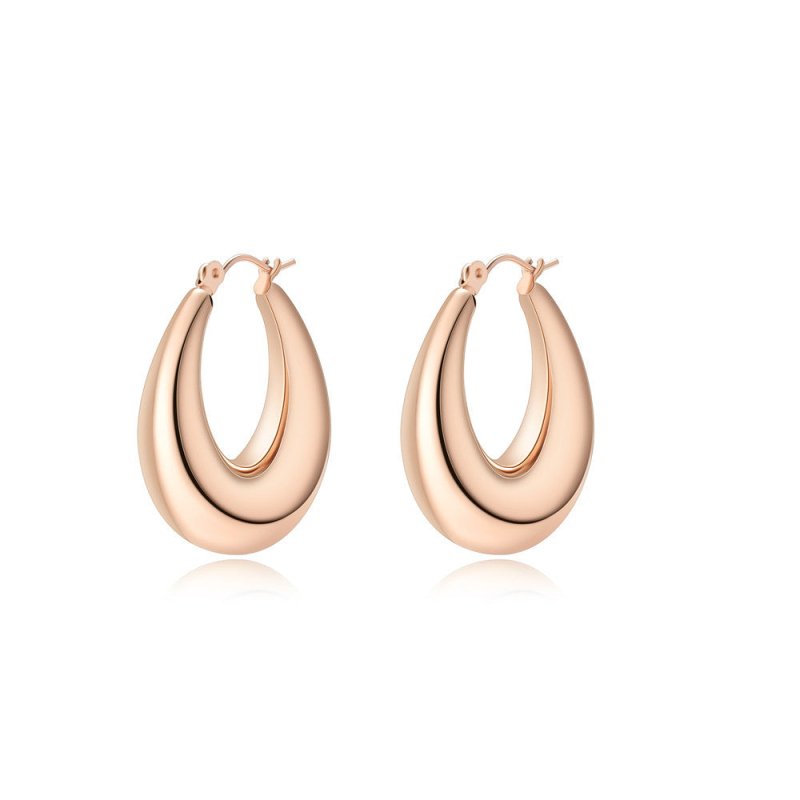 18K Vacuum Gold Plated Stainless Steel Earrings-Jewearrings