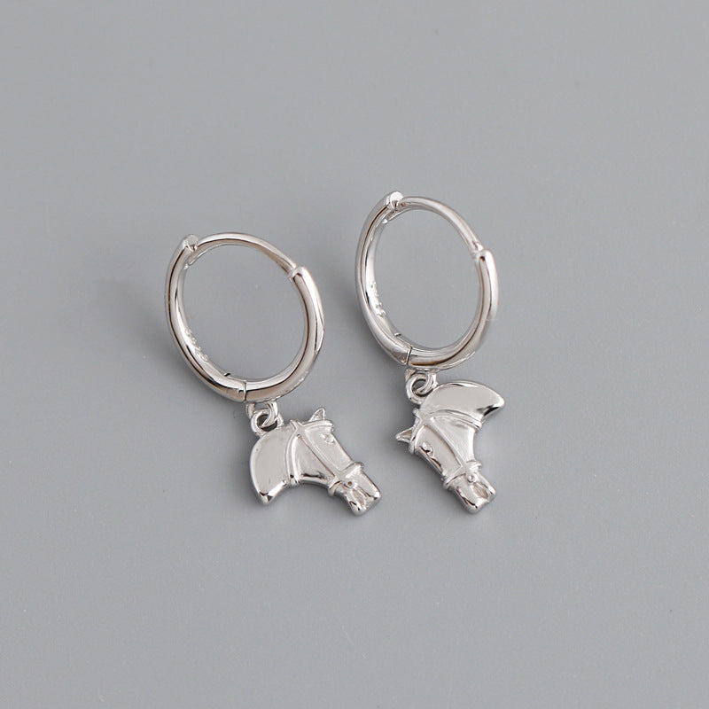 Women's glossy hoop earrings-Jewearrings