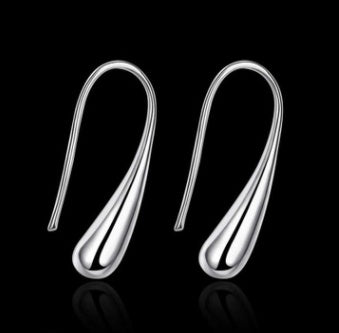 AliExpress explosion earrings Foreign trade European and American silver earrings Fashion creative ear hooks-Jewearrings