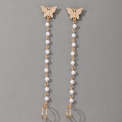 Pearl Jewelry Alloy Earrings-Jewearrings