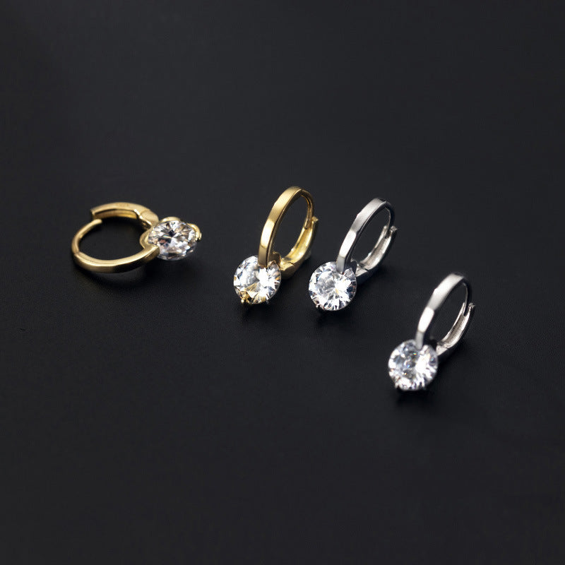 Commuting Elegant Short Ear Clip Minority Simple Design Sense Earrings-Jewearrings