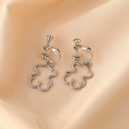 Temperament Earrings Tide Ear Hook Ear Clip Without Pierced Female-Jewearrings