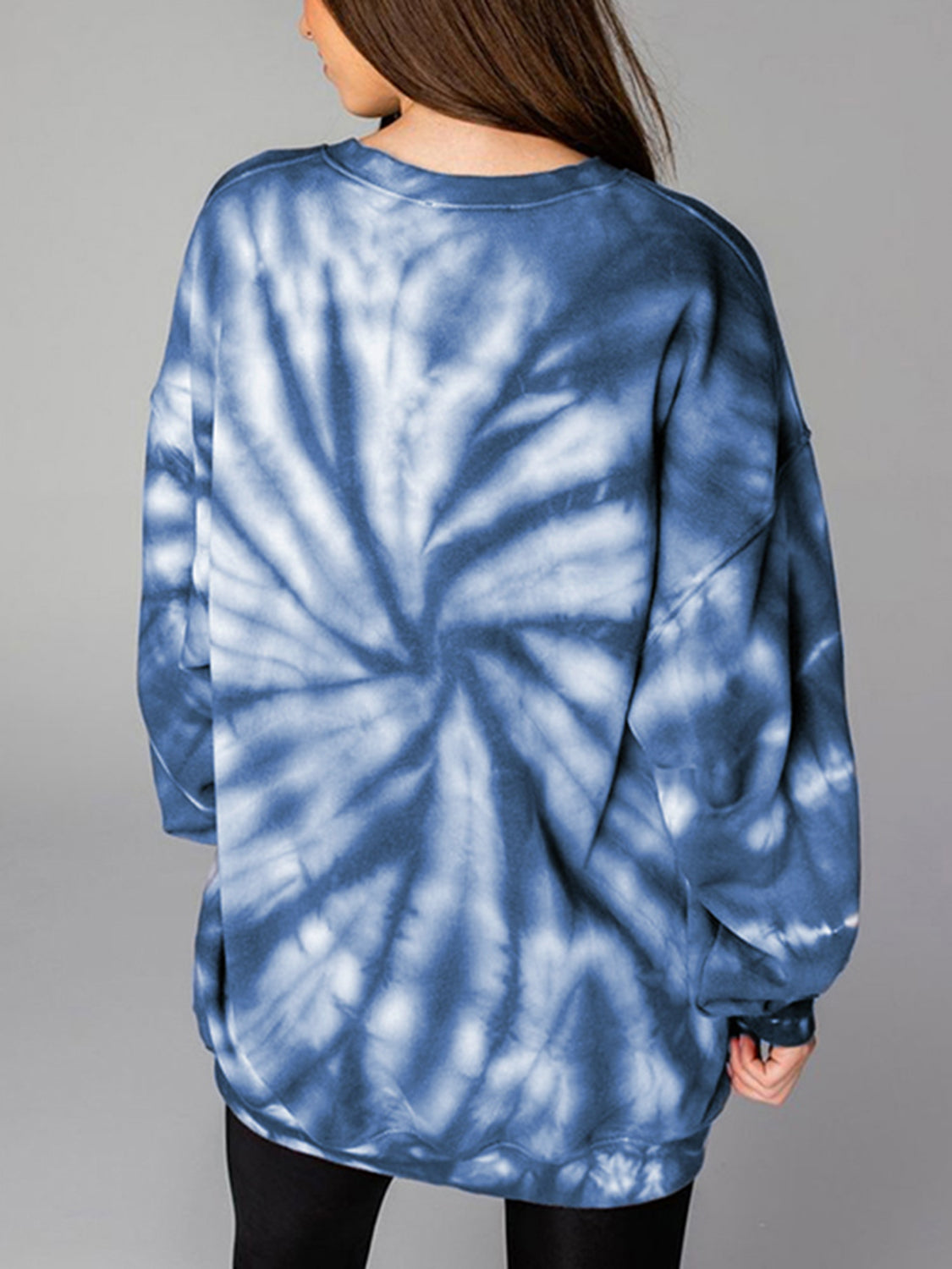 WEEKEND LOVER Graphic Tie-Dye Sweatshirt-Jewearrings