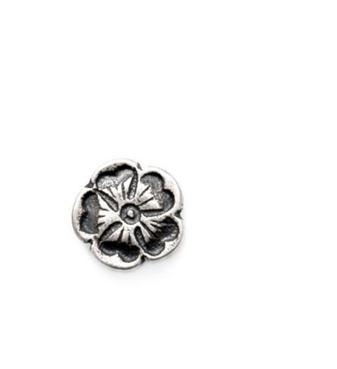 Dark Dream 925 Silver Rose Shaped Stud Earrings Vintage Silver Jewelry-Jewearrings