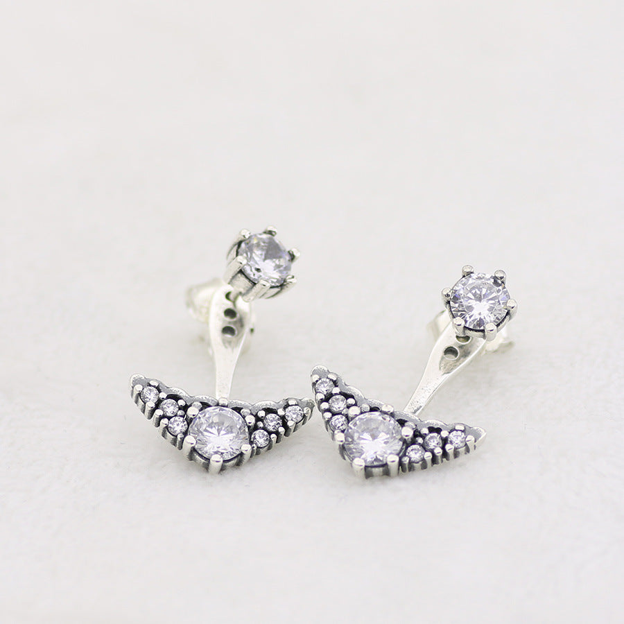 Women's Sterling Silver Earrings Small Minority Design Simple Fairy Tale-Jewearrings