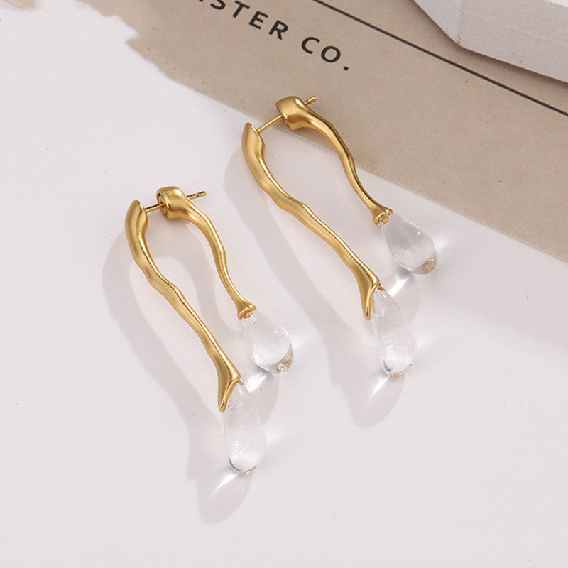 Women's All Match Silver Luxury Sense Earrings-Jewearrings