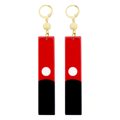 Japanese Anime Tokyo Revengers Earrings Cosplay Izana Kurokawa Enamel Metal Dangle Earrings-Jewearrings