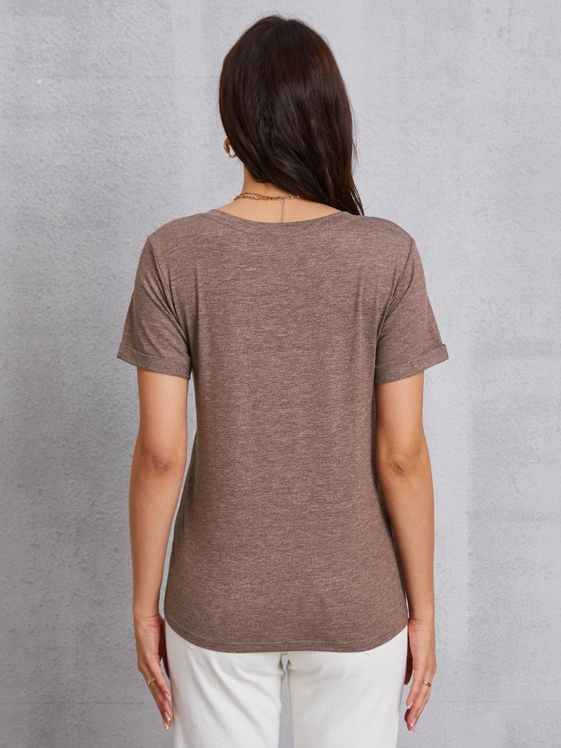 YOU CAN DO THIS COFFEE V-Neck Short Sleeve T-Shirt-Jewearrings