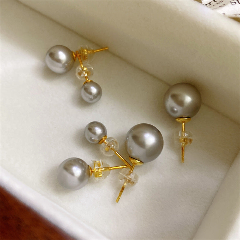 Women's S925 Sterling Silver Pearl Earrings-Jewearrings