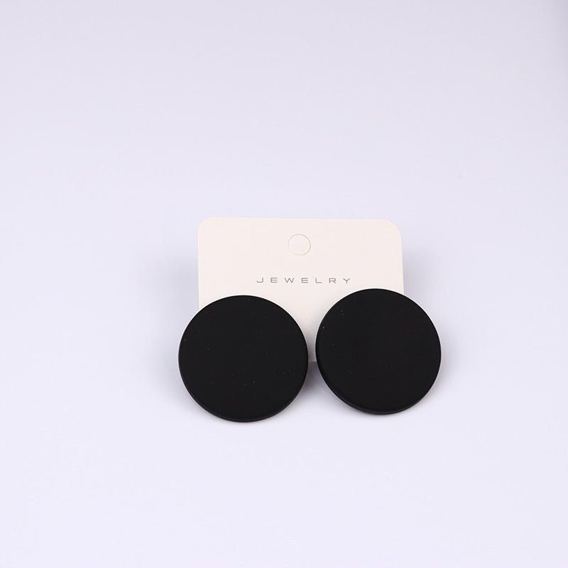 20 Color Round Spray Paint Earrings Simple Fashion Acrylic Personality Candy Color-Jewearrings