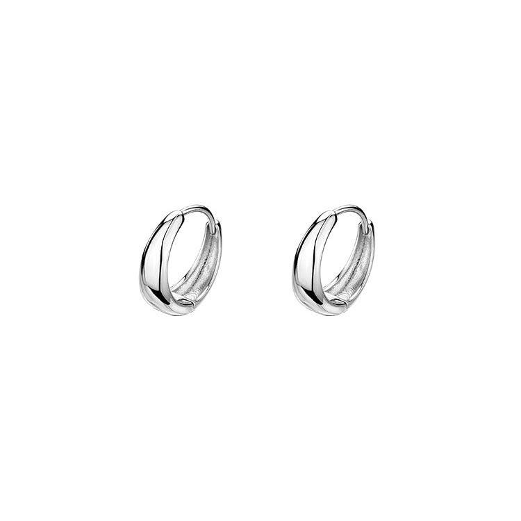 Simple Bracelet Earrings Sterling Silver Ear Studs Ring-Jewearrings