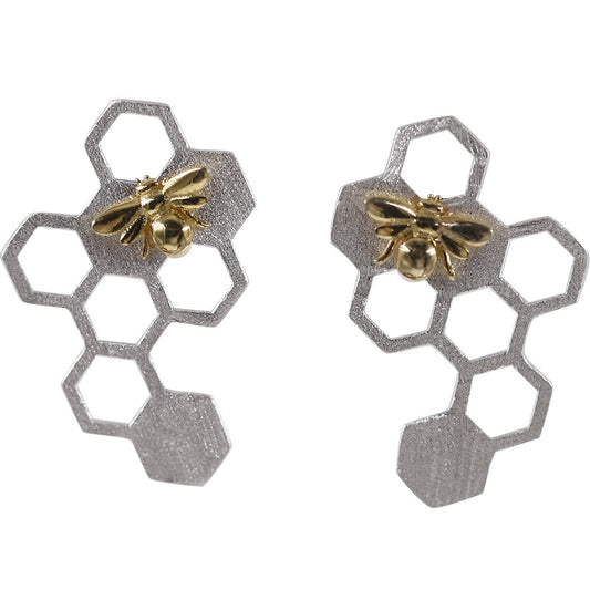 Sterling Silver Stud Earrings-Jewearrings