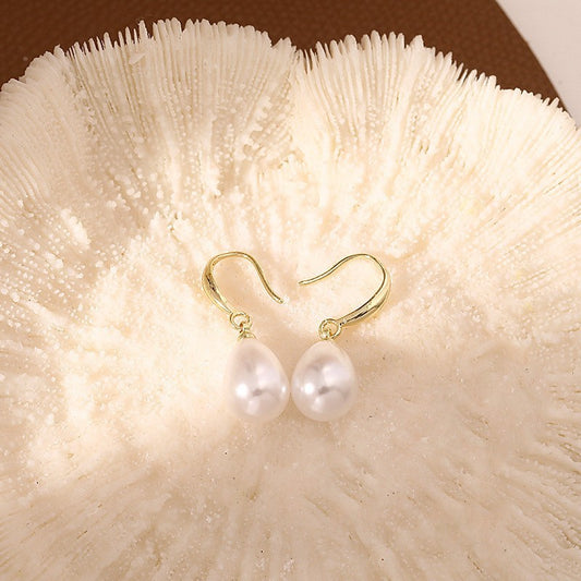 Women's French Fashion Pearl Earrings-Jewearrings