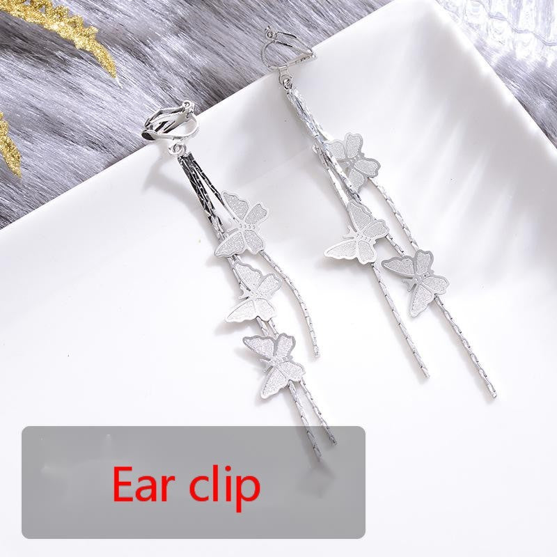 Butterfly Dangle Earrings-Jewearrings