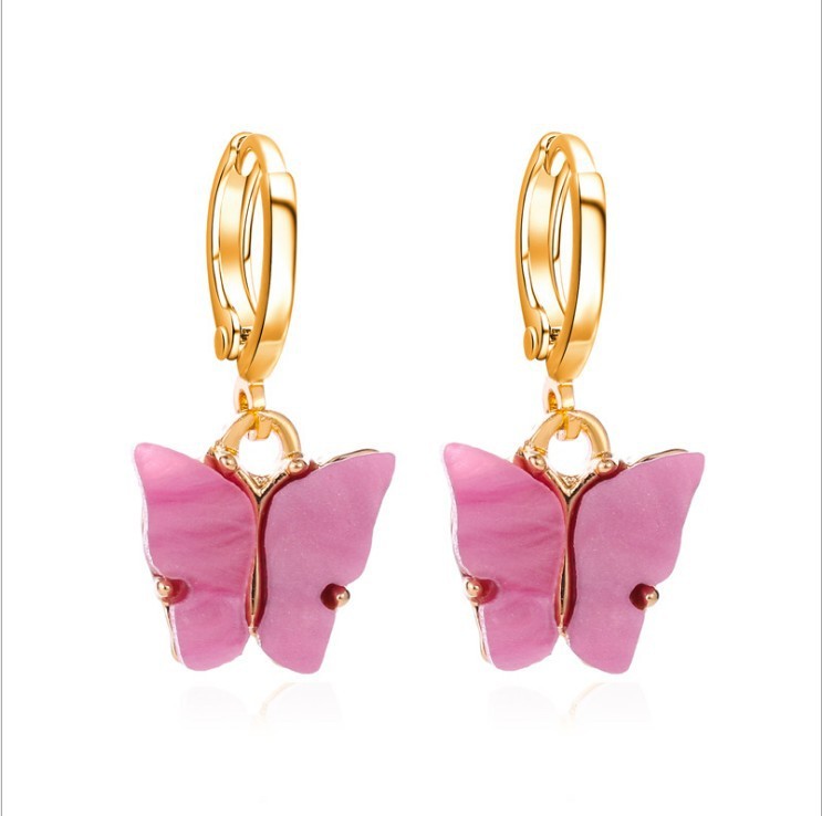 Butterfly Dangle Earrings-Jewearrings