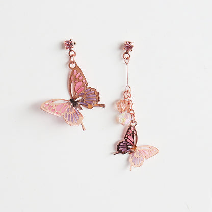 Asymmetric Butterfly Earrings Fashion Ear Clip-Jewearrings