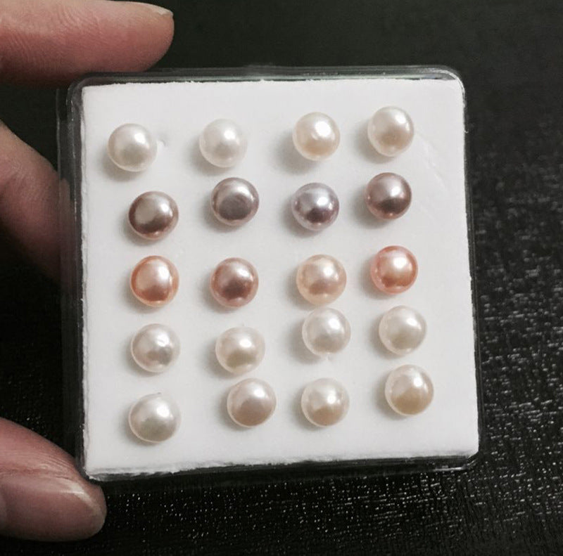 Natural freshwater pearl stud earrings-Jewearrings