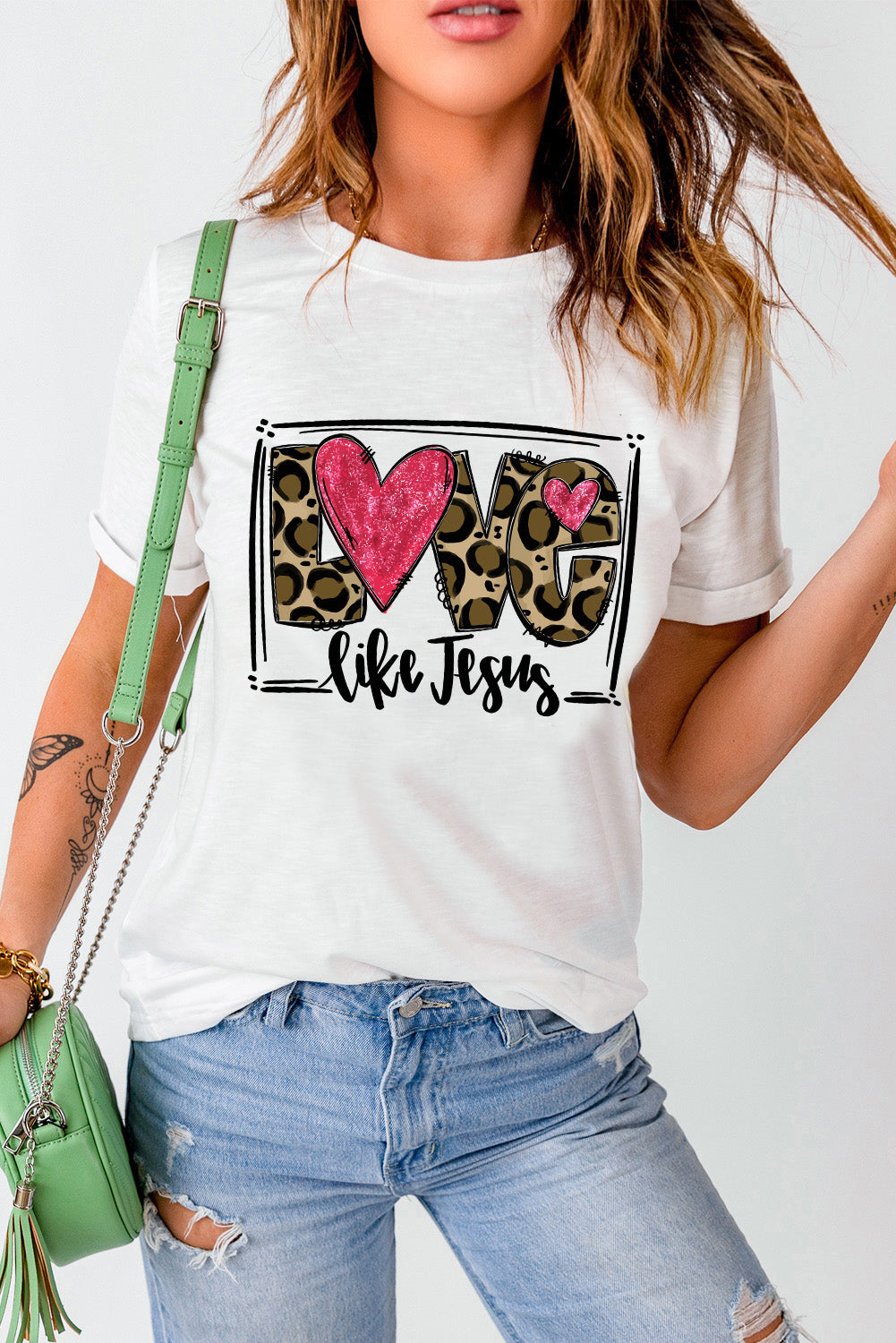 LOVE LIKE JESUS Short Sleeve T-Shirt-Jewearrings