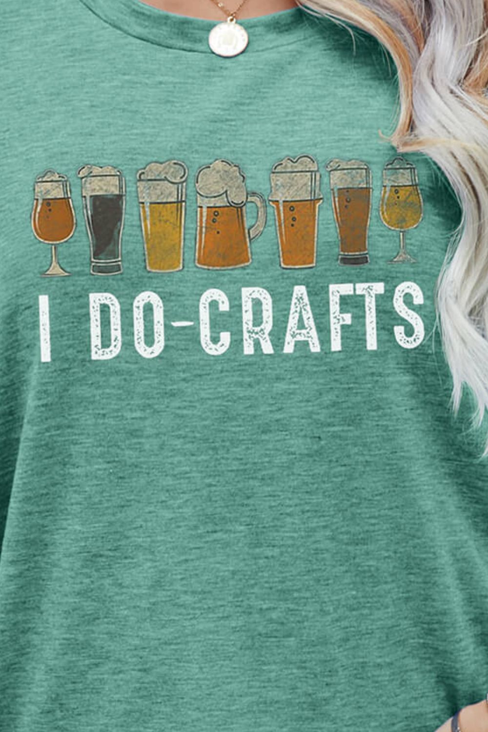 I DO CRAFTS Round Neck T-Shirt-Jewearrings