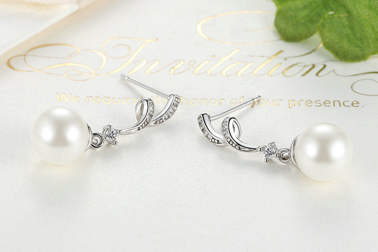 Pearl earrings-Jewearrings