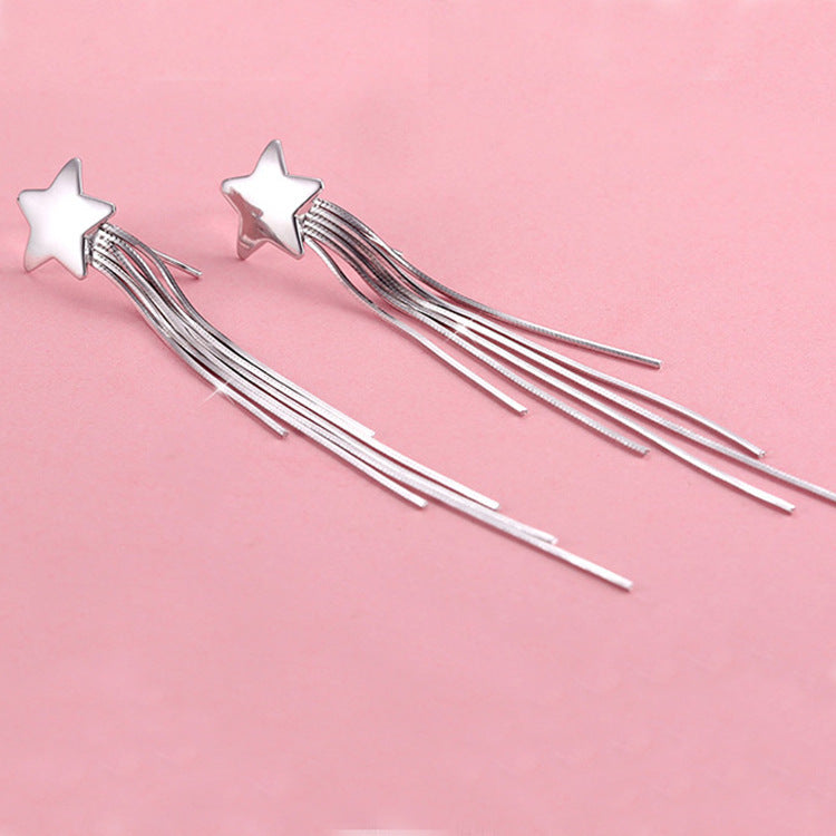 Star ornaments earrings no ear hole clip-Jewearrings