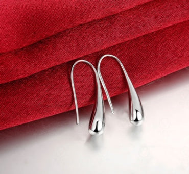 AliExpress explosion earrings Foreign trade European and American silver earrings Fashion creative ear hooks-Jewearrings