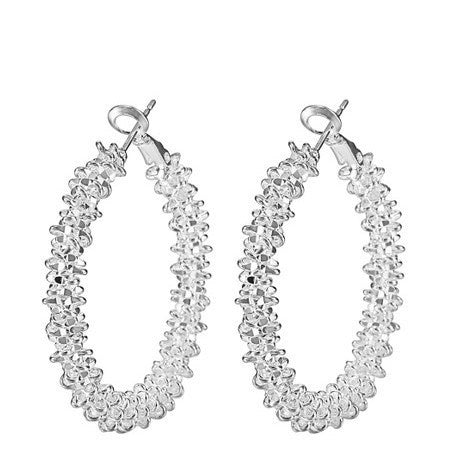 Irregular geometric hoop earrings-Jewearrings