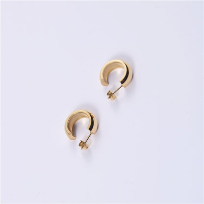 Stacked exaggerated hoop earrings-Jewearrings