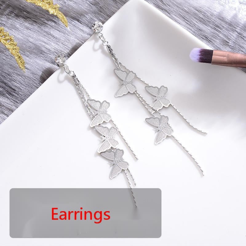 Butterfly Dangle Earrings-Jewearrings