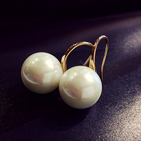 Simple pearl earrings for women-Jewearrings