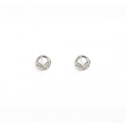 Women's Simple And Versatile Classic Knot Stud Earrings-Jewearrings