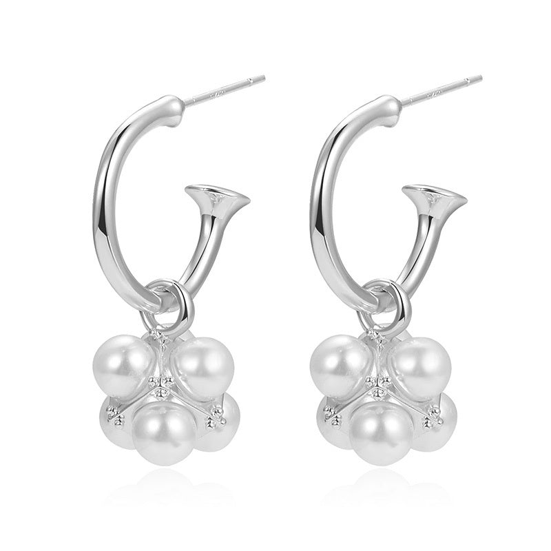 New Trendy Design Pearl Earrings Tassel Earrings-Jewearrings