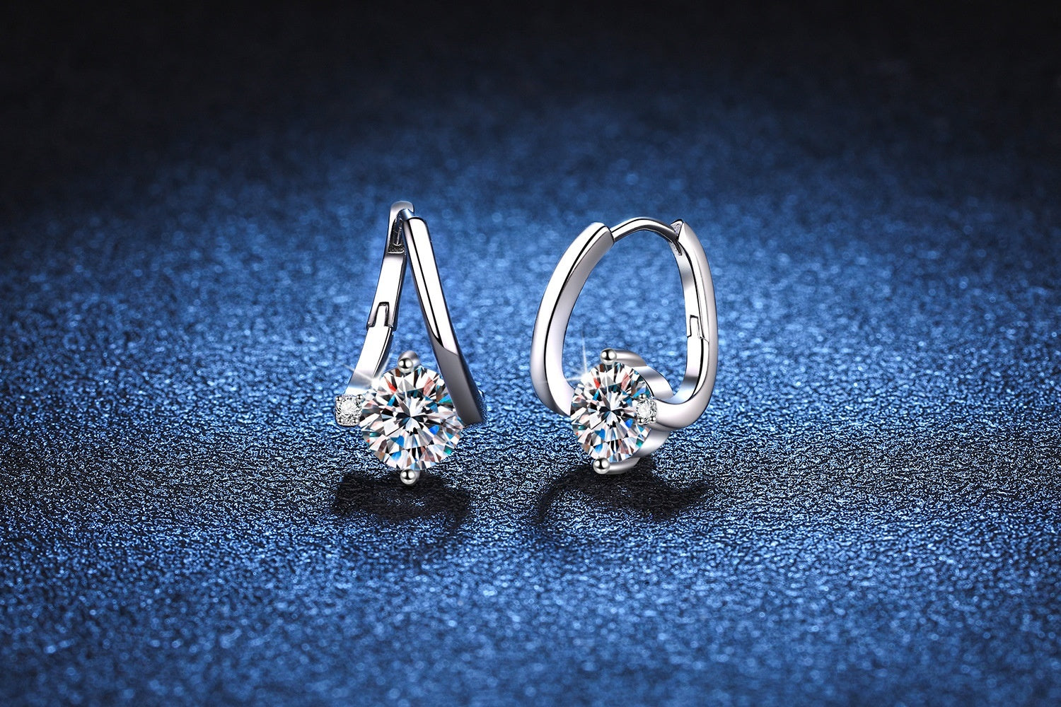 S925 Silver Moissanite Affordable Luxury Earrings-Jewearrings