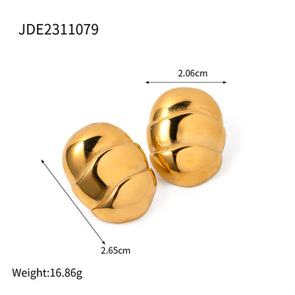 Willa Gold Earrings-Jewearrings