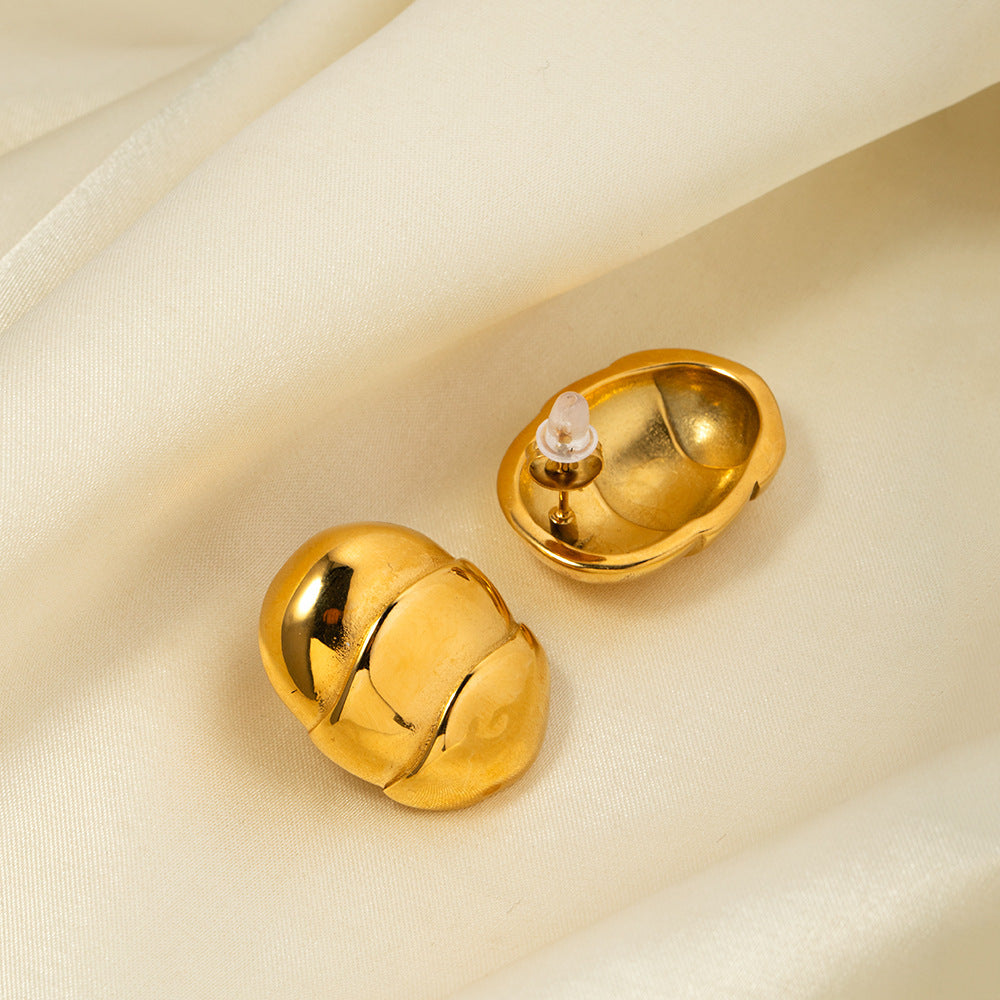 Willa Gold Earrings-Jewearrings