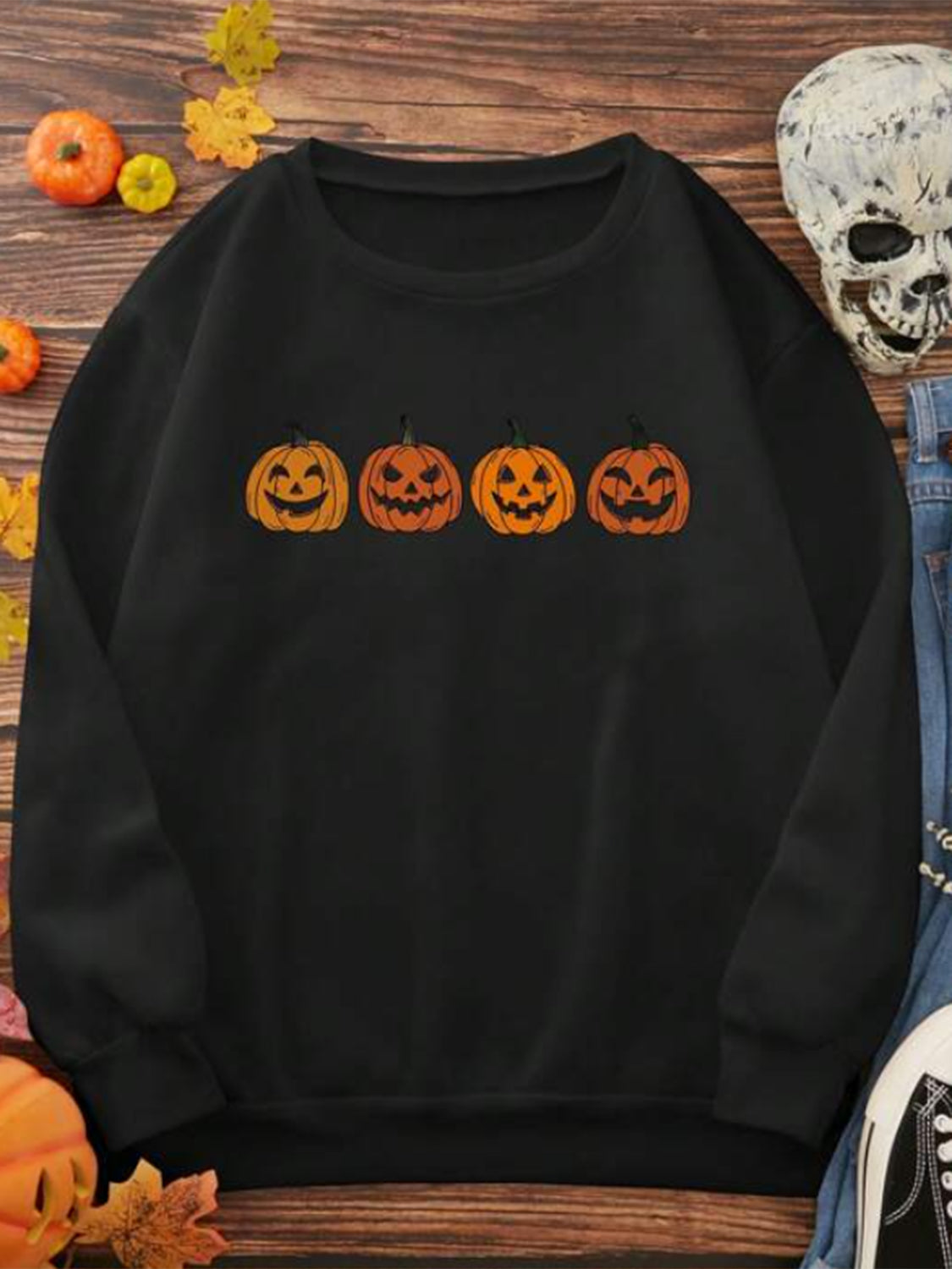 Simply Love Full Size Jack-O'-Lantern Graphic T-Shirt-Jewearrings